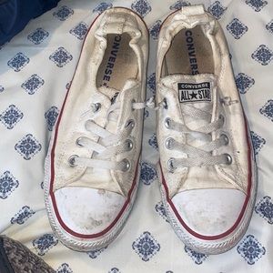 Women’s white converse size 9